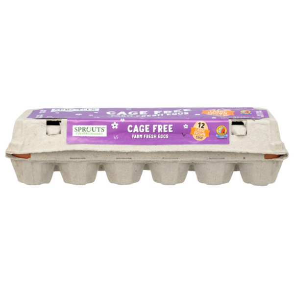 Sprouts Farmers Market Sprouts EggsGrade ALrgBrownCage Free Same