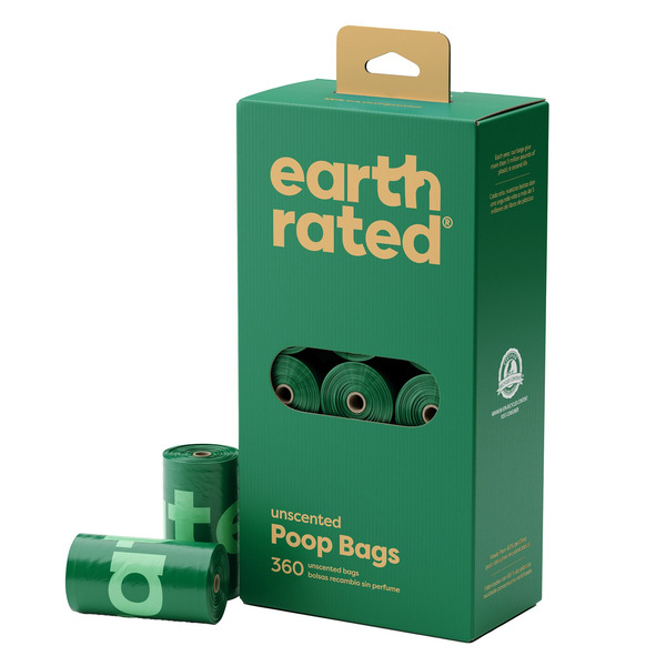 Earth Rated Unscented Leakproof Dog Poop Bags