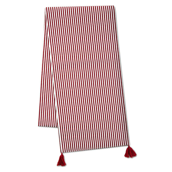 ALDI Huntington Home Red Stripe Short Table Runner SameDay Delivery or