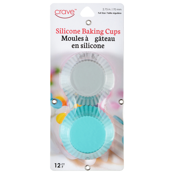 Crave Silicone 2.75 Inch Full Size Baking Cups