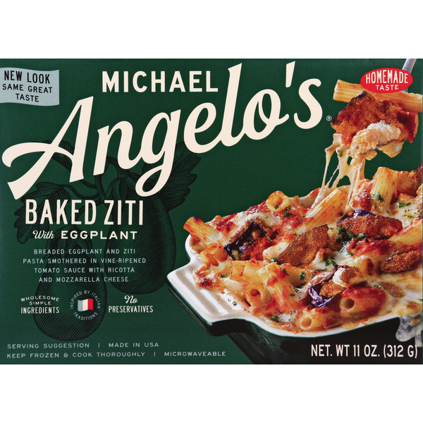 Michael Angelo's Ziti, with Eggplant, Baked Same-Day Delivery or