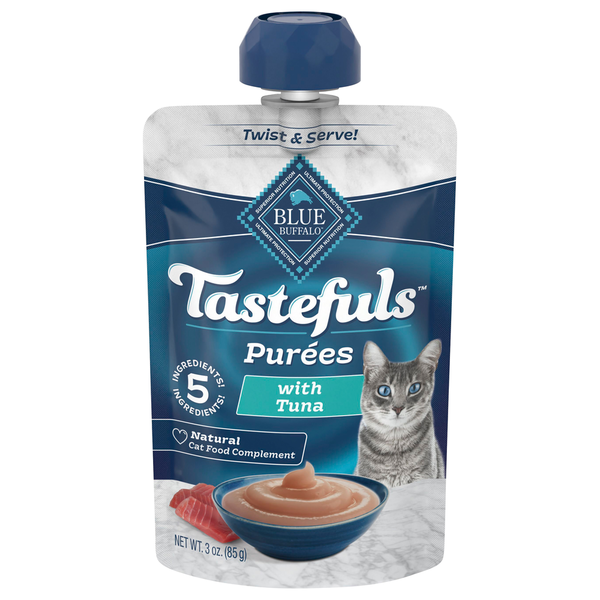 Blue Buffalo Natural Purees Tuna Cat Food Complement