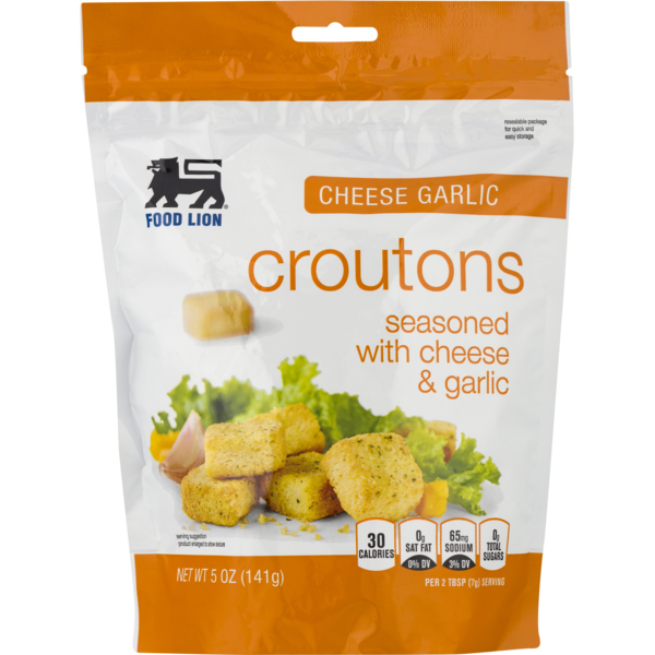 Food Lion Croutons, Cheese Garlic, Pouch (5 oz) Instacart