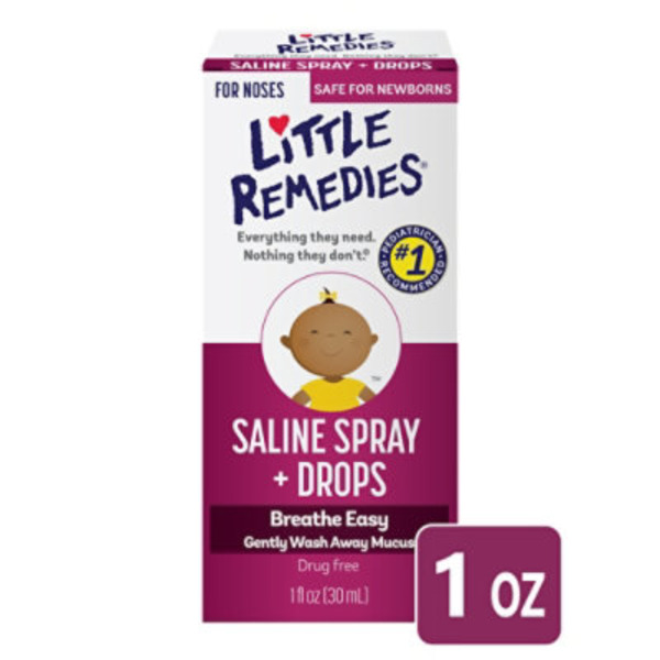 Little Remedies Saline Spray and Drops