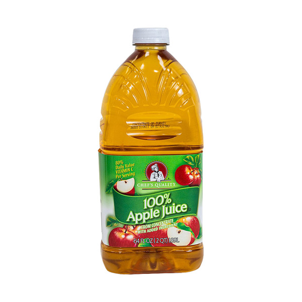 Chef's Quality - 100% Apple Juice - 64 oz
