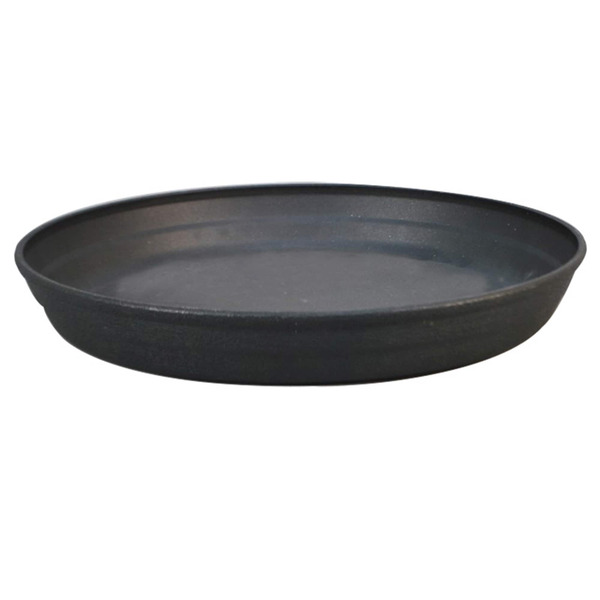 Style Selections 11.54-in Black Plastic Plant Saucer