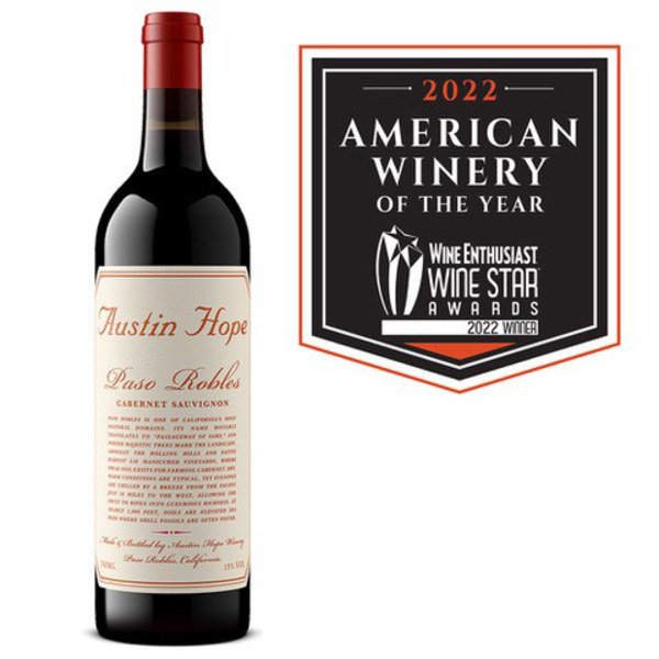 Austin Hope Cabernet Sauvignon, Paso Robles Same-Day Delivery