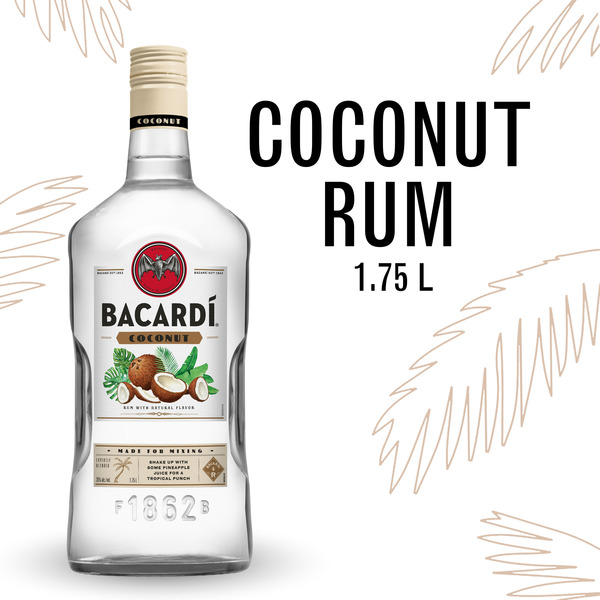 BACARDÍ Coconut Rum, Gluten Free 35% 175Cl/1.75L Same-Day Delivery