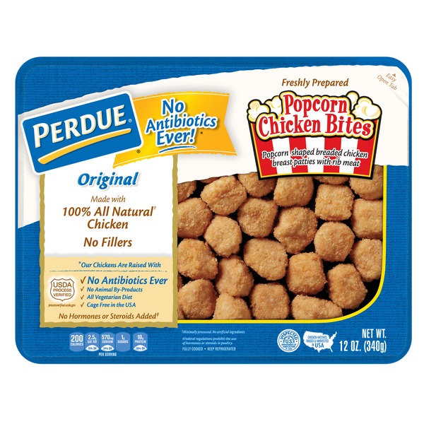 Perdue Breaded Popcorn Chicken Bites (0.75 lb) Instacart