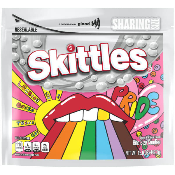 Skittles Original Chewy Candy Limited Edition PRIDE Pack Sharing