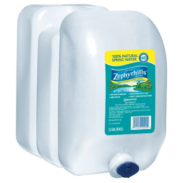Zephyr Hills - Spring Water - 2/2.5 gal