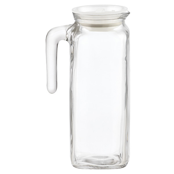 Bormioli Rocco Glass Refrigerator Pitcher - 3-1/4" x 4-1/4" x 9" Height - 34 Ounce