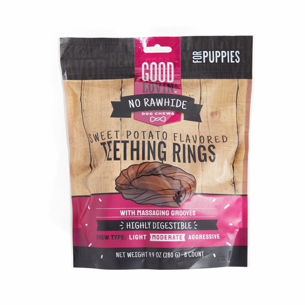 Flavored Teething Rings Petco Good Lovin' Sweet Potato Flavored Teething Rings Dog Chews For ...