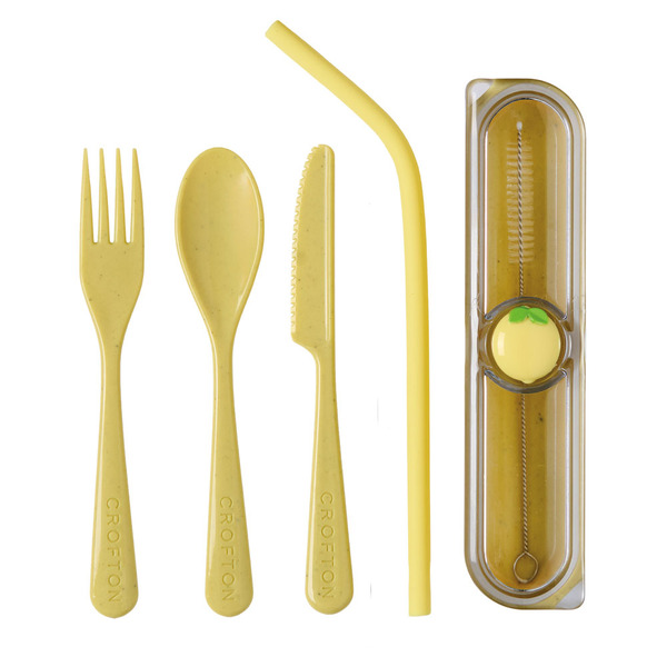 Crofton Reusable Cutlery Set - Citrus Set Same-Day Delivery or