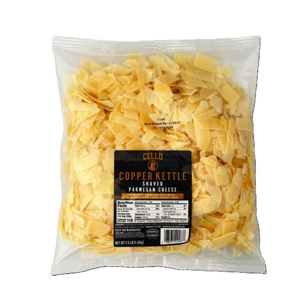 Cello Copper Kettle Shaved Parmesan Cheese - 2.5 lbs