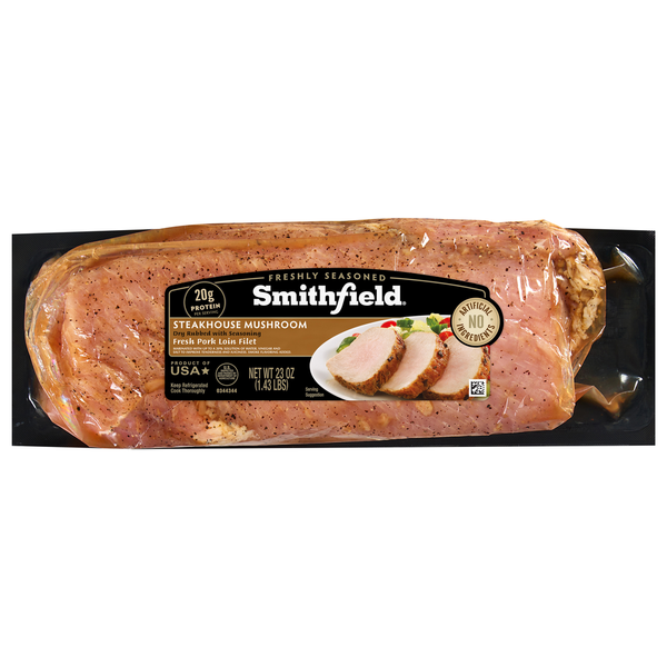 Smithfield Fresh Steakhouse Mushroom Pork Loin Filet Same-Day