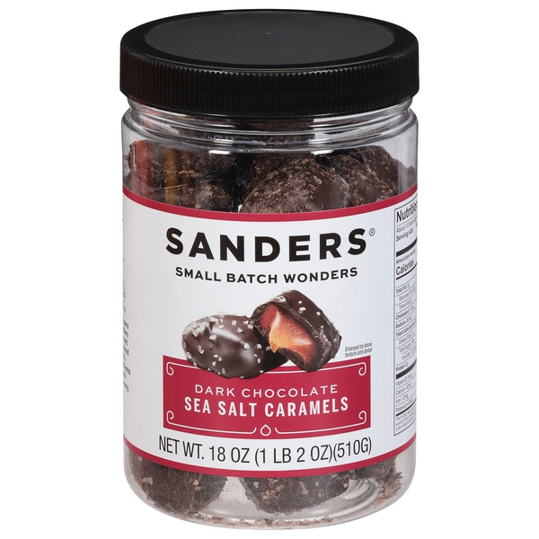 Sanders Sea Salt Caramels, Dark Chocolate Same-Day Delivery or