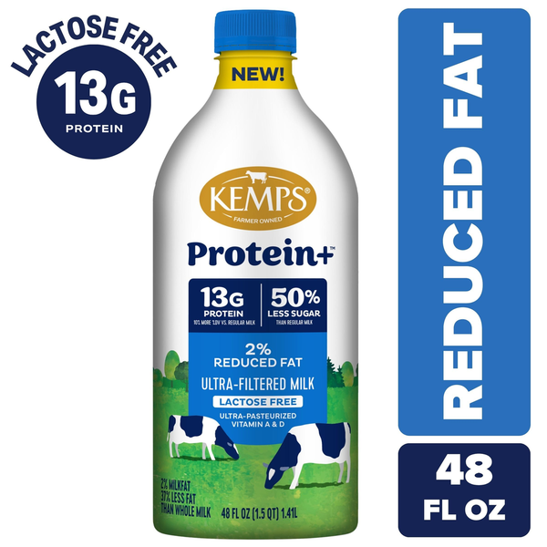 Kemps Protein+ Lactose Free 2% Reduced Fat Milk