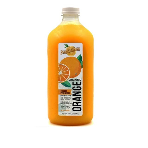 Perricone Farms Orange Cold Pressed Organic Orange Juice Same-Day