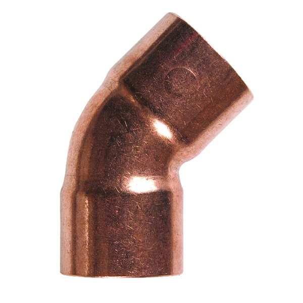 NIBCO 3/8" 45-Degree Copper Solder Elbow Fittings