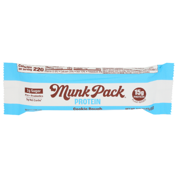 Munk Pack Cookie Dough Probiotic Protein Bar
