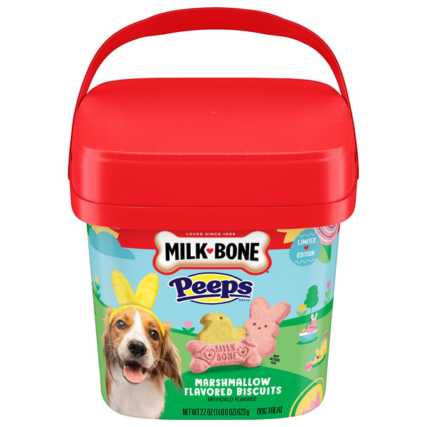 Milk-Bone Peeps Dog Treats, Pail