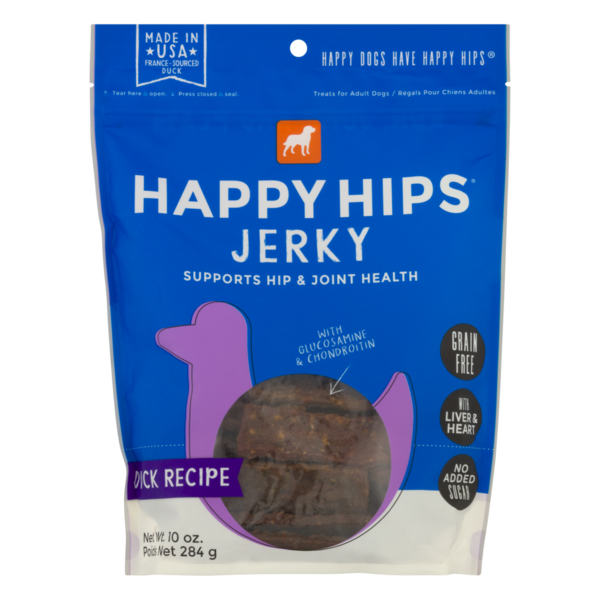 Happy Hips Jerky Dog Treats Duck Same-Day Delivery or Pickup