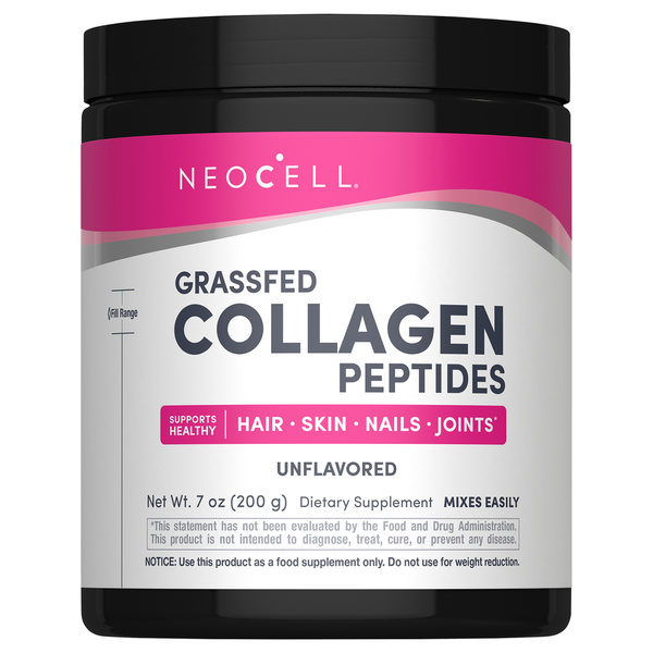 NeoCell Grassfed Unflavored Collagen Peptides - 7 oz