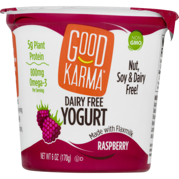 Good Karma Dairy Free Yogurt Raspberry (6 oz) Instacart