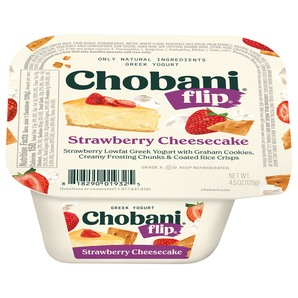 Chobani Greek Strawberry Cheesecake Yogurt