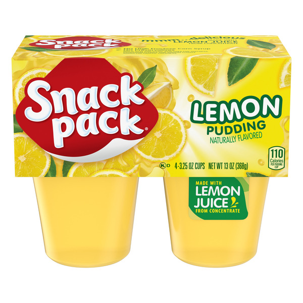 Snack Pack Lemon Flavored Pudding Same-Day Delivery or Pickup