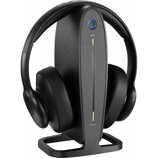Insignia Black RF Wireless Over-the-Ear Headphones