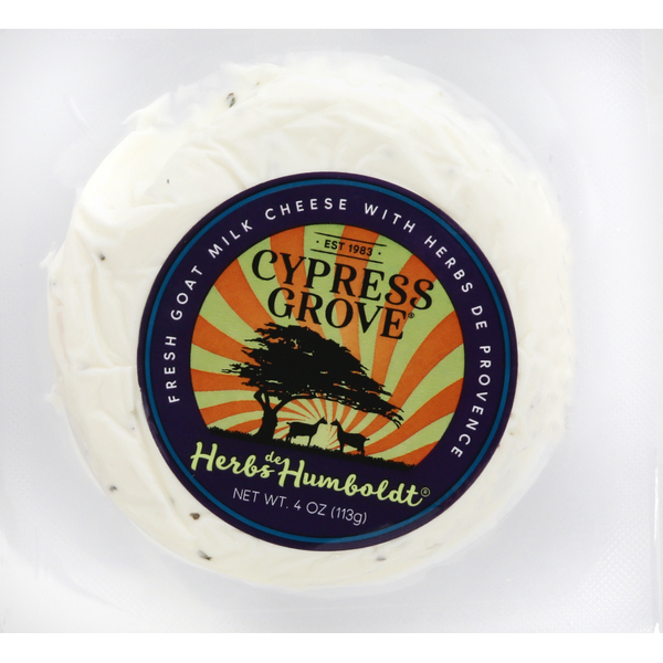 Cypress Grove Chevre Goat Milk Cheese, Fresh, Herbs De Humboldt (4 oz