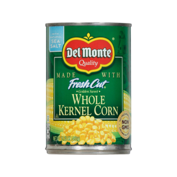 Del Monte FRESH CUT Whole Kernel Corn, Canned Vegetables