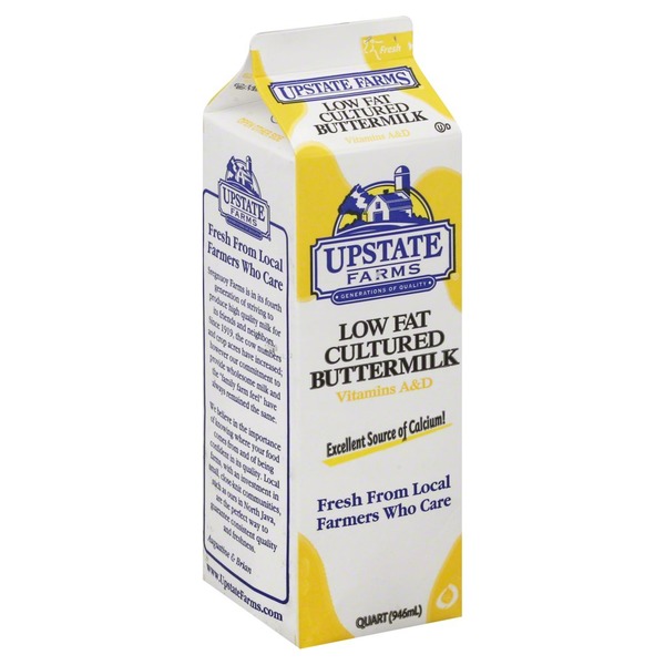 Upstate Farms Buttermilk, Low Fat, Cultured (1 qt) Instacart