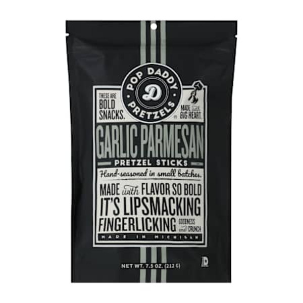 Pop Daddy Garlic Parmesan Pretzel Sticks
