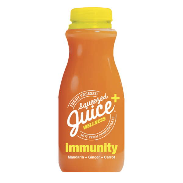 Squeezed Juice Immunity, 100% wellness juice with ginger and