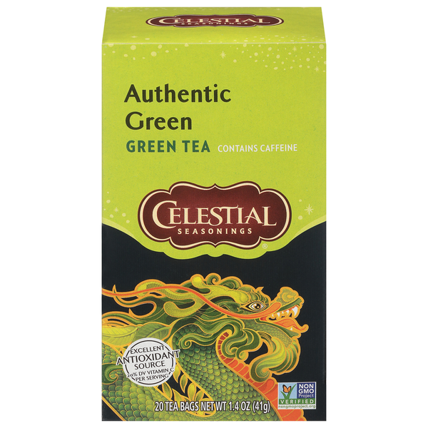 Celestial Seasonings Authentic Green Tea Same-Day Delivery or