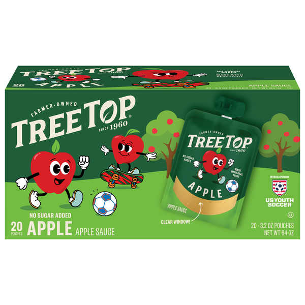 Tree Top Apple Sauce Value Pack, Pouches