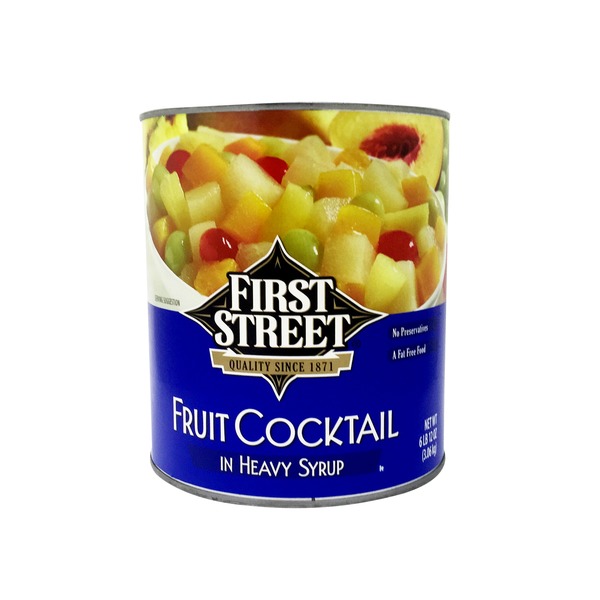 First Street Fruit Cocktail In Heavy Syrup (106 oz) from Smart & Final