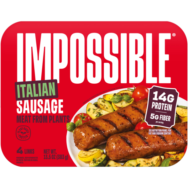 Impossible Impossible Sausage Made From Plants, Italian, 4 Links