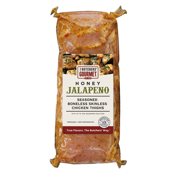 Honey Jalapeño Seasoned Boneless Skinless Chicken Thighs