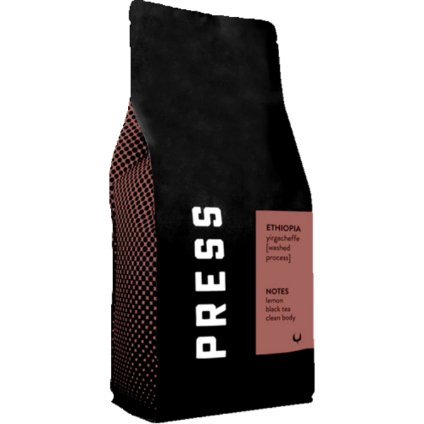 Press Coffee Ethiopia Yirgacheffe Whole Bean Coffee