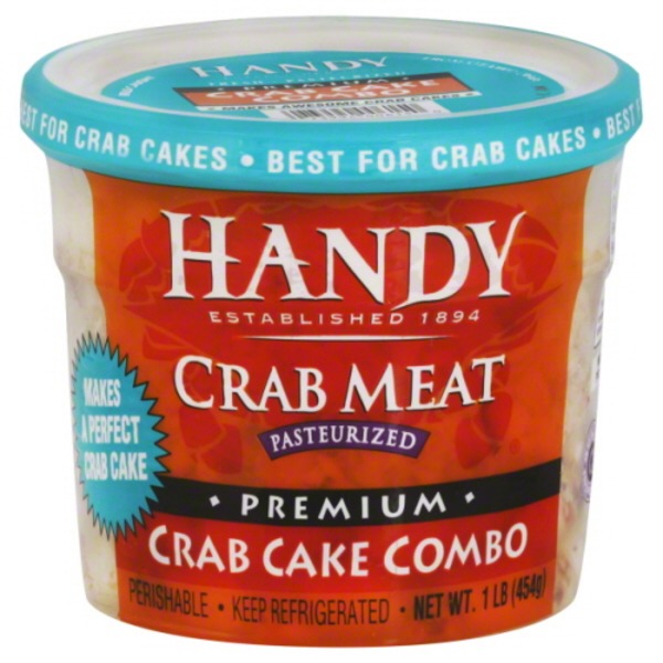 Handy Crab Meat, Premium, Crab Cake Combo (1 lb) from Wegmans Instacart