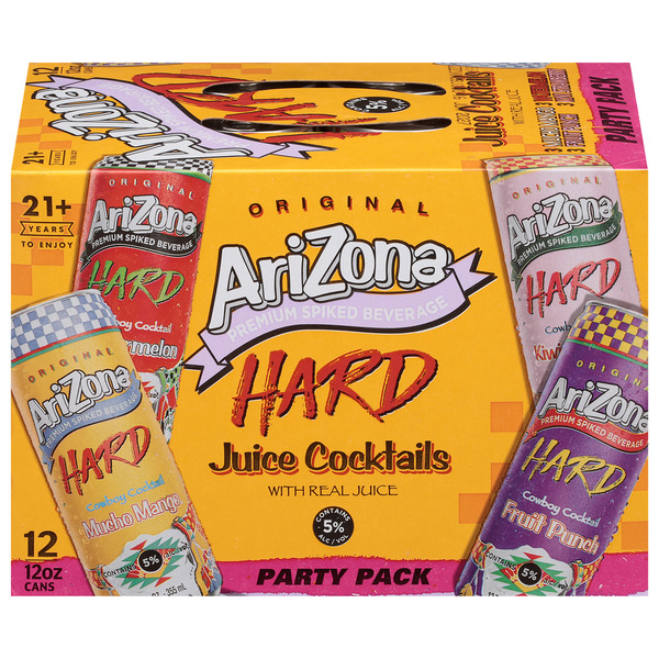 AriZona Original Hard Juice Cocktails Premium Spiked Beverage Same