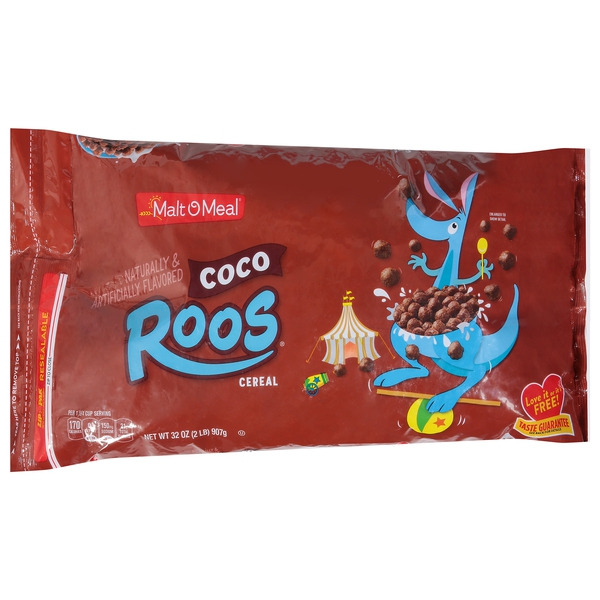 Malt-O-Meal Coco Roos Breakfast Cereal, Crunchy Chocolate Puff