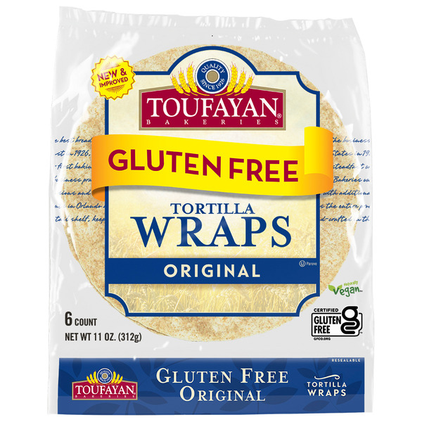 Publix Toufayan Bakeries Original, Gluten Free Tortilla Wraps SameDay