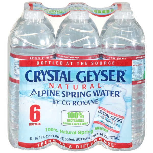 Crystal Geyser Natural Alpine Spring Water from HEB Instacart