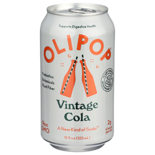 Olipop Vintage Cola Prebiotic Sparkling Tonic