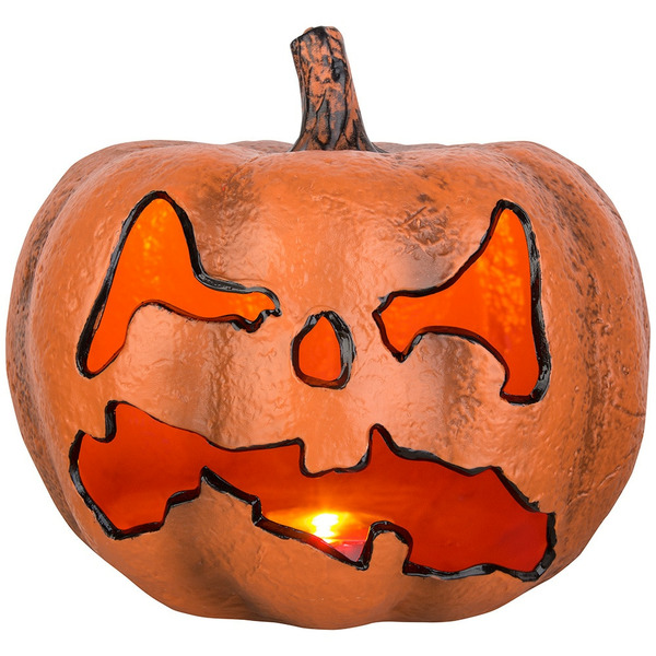 Haunted Living 9.50-in Lighted Scary Jack-O-Lantern